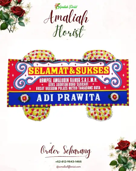 Papan Bunga Ucapan Selamat Gumulan